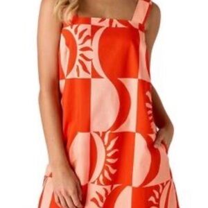 CROSBY by Mollie Burch Vibrant Orange Dress